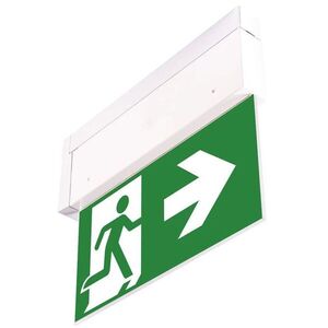 LED Solution Bílé nástěnné nouzové osvětlení s piktogramem 2, 5W 90285_90583 obraz