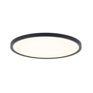 Rabalux Antracitové stropní LED svítidlo Lautrec 400mm 24W IP44 CCT 75084 obraz