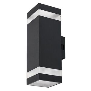 Rabalux Antracitové fasádní LED svítidlo Urfa Line 16W IP65 CCT 77210 obraz
