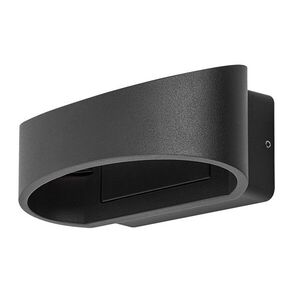 Rabalux Antracitové fasádní LED svítidlo Gerla 9W IP54 77179 obraz