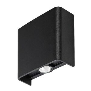 Rabalux Černé fasádní LED svítidlo Portel 2W IP65 CCT 77191 obraz