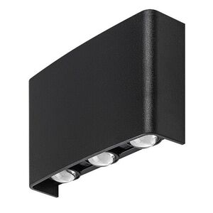 Rabalux Černé fasádní LED svítidlo Portel 5W IP65 CCT 77192 obraz