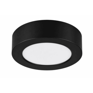 Rabalux Černé stropní LED svítidlo Shaun Plus kulaté 120mm 7W IP44 75074 obraz