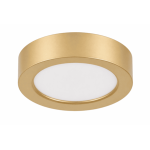 Rabalux Zlaté stropní LED svítidlo Shaun Plus kulaté 120mm 7W IP44 75077 obraz