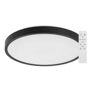 Rabalux Černé stropní LED svítidlo Alenzo kulaté 355mm 24W IP44 CCT s DO 71438 obraz