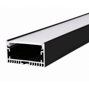 LED Solution Nástěnný profil pro LED pásky a pro konstrukci svítidel N13 černý Vyberte variantu a délku: Profil bez difuzoru 2m LP122B obraz