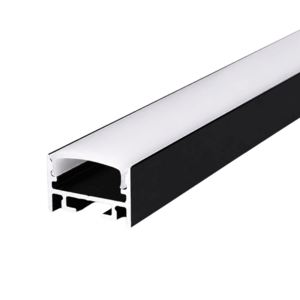 LED Solution Nástěnný profil pro LED pásky a pro konstrukci svítidel N19 černý Vyberte variantu a délku: Profil bez difuzoru 2m LP111B obraz