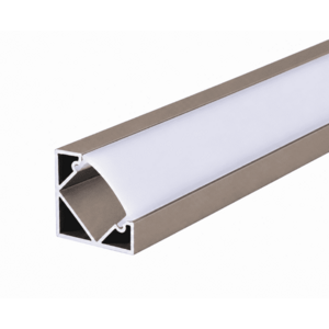 LED Solution Rohový profil pro LED pásky R7 champagne Vyberte variantu a délku: Profil bez difuzoru 1m LP201CH-1M obraz