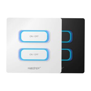 LED Solution Mi-Light MiBoxer WiFi+RF Nástěnný chytrý vypínač 2-kanálový Vyberte barvu: Bílá ESW2 obraz