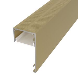 LED Solution Nástěnný profil pro LED pásky N12 champagne Vyberte variantu a délku: Profil bez difuzoru 2m LP408CH obraz
