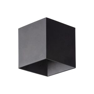 TK Lighting Černé fasádní LED svítidlo Cube 5W IP54 TK18182 obraz