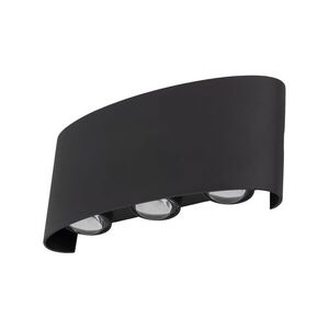 TK Lighting Černé fasádní LED svítidlo Arrow 1W IP54 TK18181 obraz