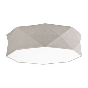 TK Lighting Šedobéžové stropní svítidlo Kantoor pro žárovku 4x E27 TK6195 obraz