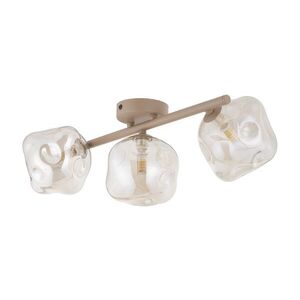 TK Lighting Béžové stropní svítidlo Lava pro žárovku 3x G9 TK11105 obraz