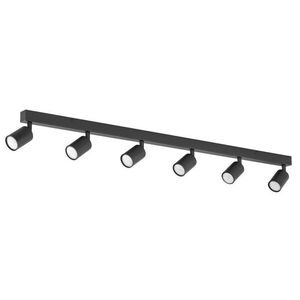TK Lighting Černé stropní svítidlo Nex pro žárovku 6x GU10 TK11370 obraz