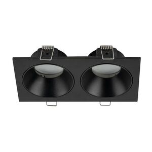 TK Lighting Černý podhledový rámeček Prisma Duo hranatý 90 x 170mm IP65 TK10579 obraz