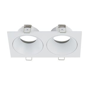 TK Lighting Bílý podhledový rámeček Prisma Duo hranatý 90 x 170mm IP65 TK10580 obraz