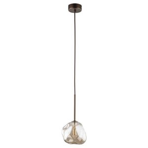 TK Lighting Hnědý závěsný lustr Lava 150mm pro žárovku G9 TK11025 obraz
