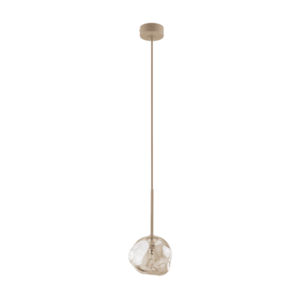 TK Lighting Béžový závěsný lustr Lava 150mm pro žárovku G9 TK11106 obraz