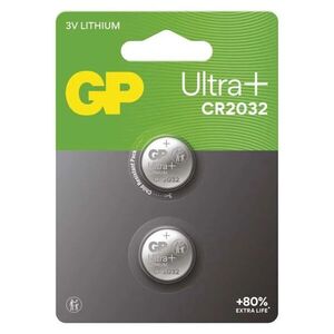 EMOS Lithiová knoflíková baterie GP Ultra plus CR2032, 2 ks B15323UP obraz