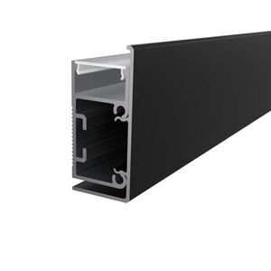 LED Solution Nástěnný profil pro LED pásky N23 černý Vyberte variantu a délku: Profil bez difuzoru 2m LP419B obraz