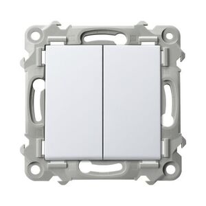 OSPEL Bílý sériový vypínač č. 5 SZAFIR bez rámečku LP-2Z/M/00 obraz