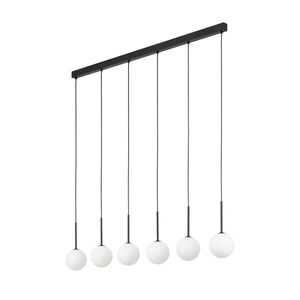 TK Lighting Černý závěsný lustr Martin pro žárovku 6x G9 TK4504 obraz