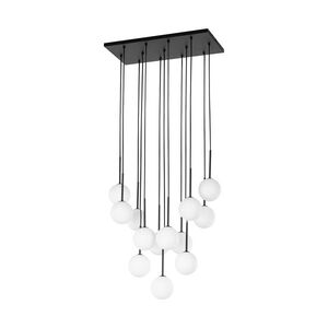 TK Lighting Černý závěsný lustr Martin pro žárovku 13x G9 TK10079 obraz