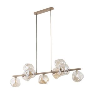 TK Lighting Béžový závěsný lustr Lava pro žárovku 9x G9 TK11110 obraz