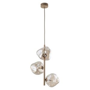 TK Lighting Béžový závěsný lustr Lava pro žárovku 3x G9 TK11107 obraz