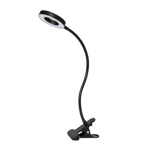Ecolite Černá LED stolní nabíjecí lampička Mila 8W LU15A-CR obraz