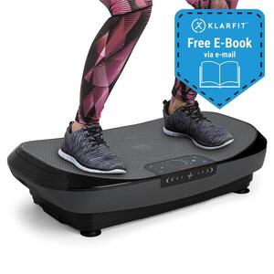 KLARFIT VIBE 4DX Pro, vibrační plošina, 300 W, 4 programy, 4DX TripleMotor, šedo/černá obraz