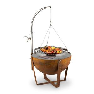 Blumfeldt Blum Fire Globe, ohniště s grilem, Ø 60 cm, ocel obraz
