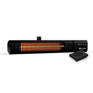 Blumfeldt Gold Bar Slim 2000 W sálavý ohřívač, 9 úrovní, funkce WiFi, dotykové ovládání, dálkový ovladač, IP 65 obraz