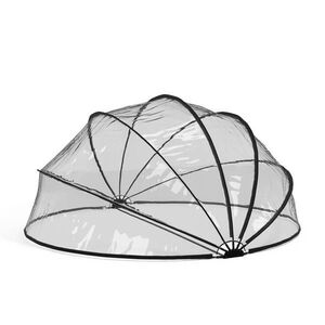 Blumfeldt ArmadilloShade bazénový altán, Kulatý, Sklolaminát, UV ochrana, Transparentní obraz