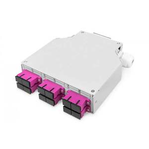 Krytina pro spojování na DIN lištu, 6x SC Duplex DN-963850-4 obraz