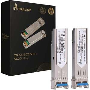 Extralink SFP 1.25G 2-Pack | SFP modul | 1, 25Gbps, LC/UPC EX.30477 obraz