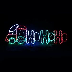 ACA Lighting Vánoční LED vlak HO HO HO efekty IP44 X082043216 obraz