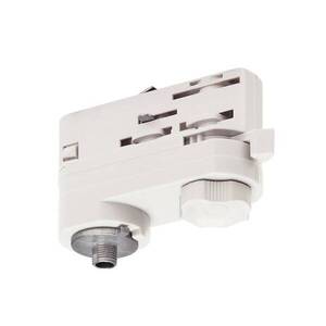 BIG WHITE SLV 3FÁZOVÝ ADAPTÉR pro vysokonapěťovou 3fázovou montážní kolejničku S-TRACK dopravní bílá 1001394 obraz