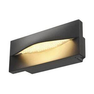 BIG WHITE SLV ADI, venkovní nástěnné vestavné svítidlo, LED, 3000K, IP55, antracit, 15, 4 W 233635 obraz