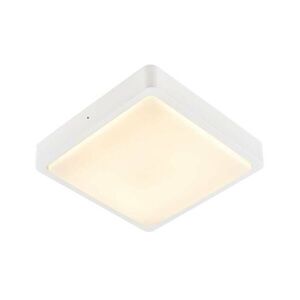 BIG WHITE SLV AINOS SQUARE SENSOR Outdoor, nástěnné a stropní LED svítidlo, bílé, spínač CCT 3000/4000K 1003451 obraz