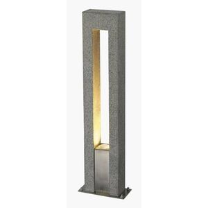 BIG WHITE SLV ARROCK ARC, venkovní stojací lampa, QPAR51, IP44, sůl a pepř, žula, max. 35 W 231420 obraz