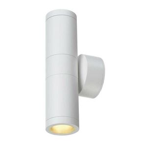 BIG WHITE SLV ASTINA, venkovní nástěnné svítidlo, TCR50-SE, IP44, kulaté, up/down, bílé, max. 44 W 228771 obraz
