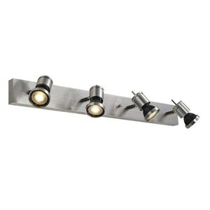 BIG WHITE SLV ASTO 4, nástěnné a stropní svítidlo, čtyři žárovky, QPAR51, kartáčovaný Al, max. 300 W 147444 obraz