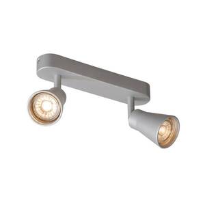 BIG WHITE SLV AVO DOUBLE nástěnné a stropní svítidlo, dvě žárovky, QPAR51, stříbrné šedé, max. 2x50W 1000891 obraz
