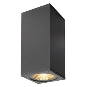 BIG WHITE SLV BIG THEO WALL, venkovní nástěnné svítidlo, dvě žárovky, LED, 3000K, Flood up/down, antracit, Š/V/H 13/27, 5/13, 5 cm 23 obraz