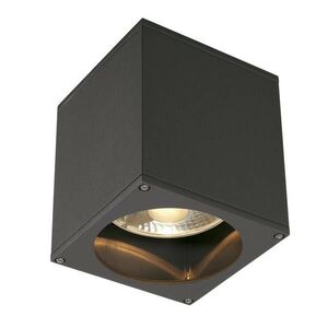 BIG WHITE SLV BIG THEO, venkovní stropní svítidlo, QPAR111, IP44, hranaté, antracit, max. 75 W 229555 obraz