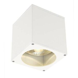 BIG WHITE SLV BIG THEO, venkovní stropní svítidlo, QPAR111, IP44, hranaté, bílé, max. 75 W 229551 obraz