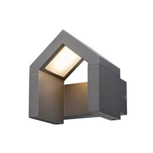 BIG WHITE SLV BONA venkovní nástěnné svítidlo LED, IP54, antracit, 3000K 1000797 obraz