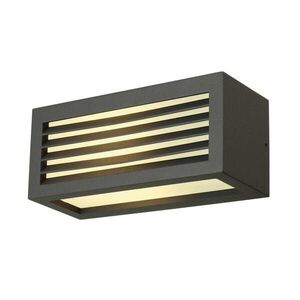 BIG WHITE SLV BOX-L, venkovní nástěnné svítidlo, TC-(D, H, T, Q)SE, IP44, hranaté, antracit, max. 18 W 232495 obraz